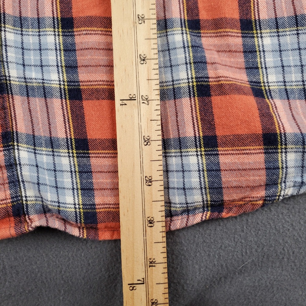 Duluth Trading Co Flannel Plaid Button Down Shirt Long Sleeve Men XL Cotton - Picture 5 of 6